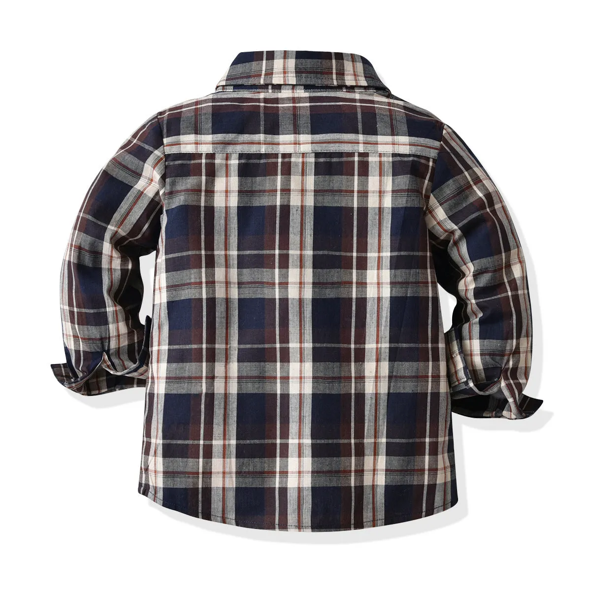 2 Pieces Set Baby Kid Boys Birthday Party Checked Bow Shirts And Solid Color Jumpsuits Wholesale 211109213