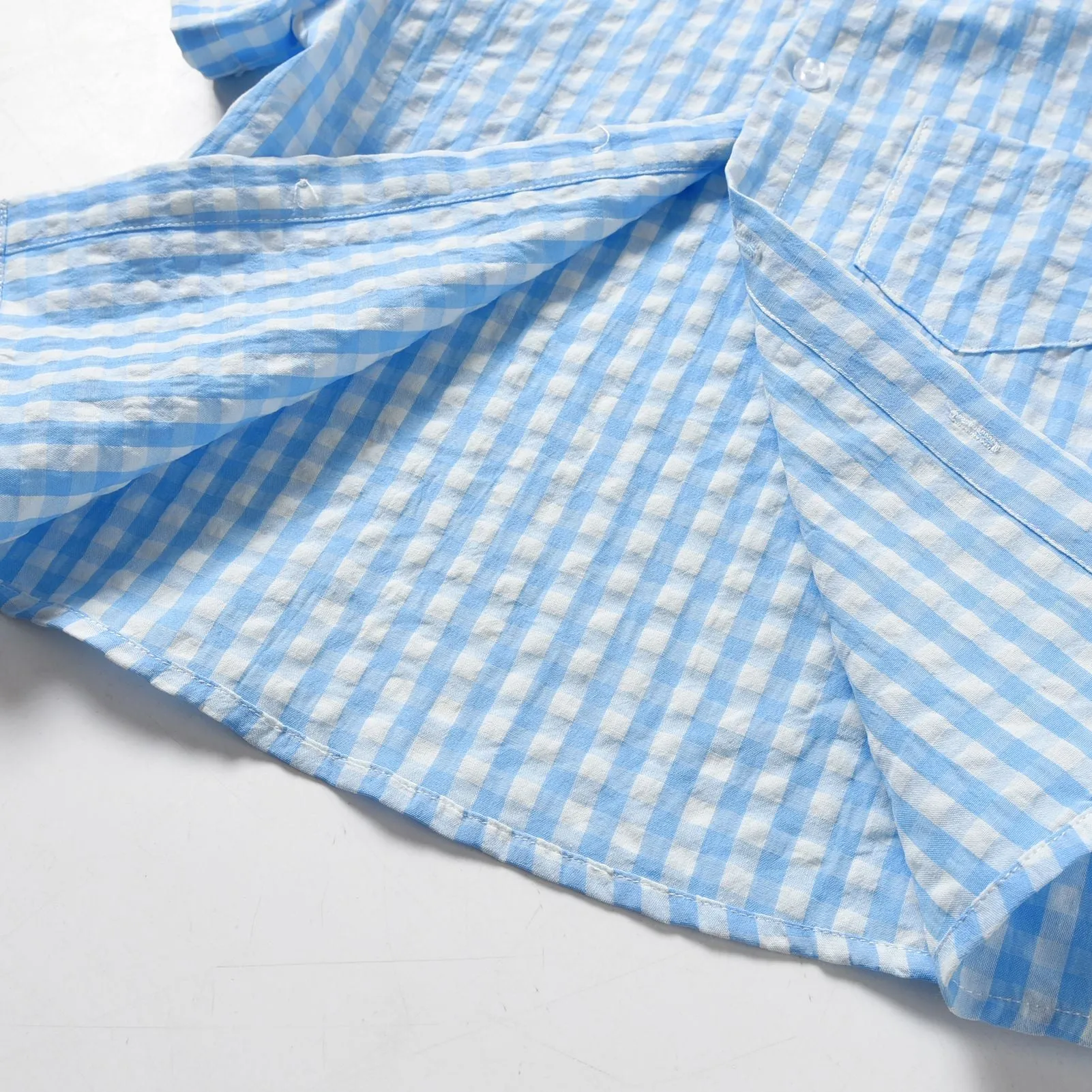 2 Pieces Set Baby Kid Boys Birthday Party Checked Shirts And Solid Color Rompers Wholesale 230224142