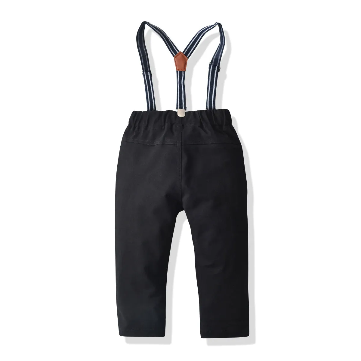 2 Pieces Set Baby Kid Boys Dressy Solid Color Bow Shirts And Suits Trousers Wholesale 211109331