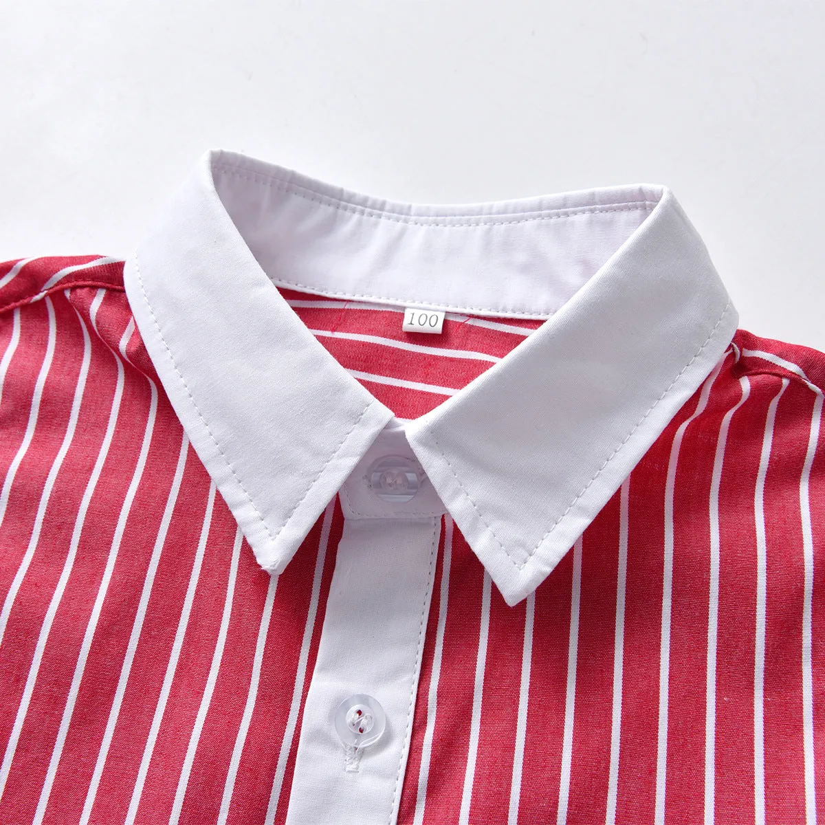 2 Pieces Set Baby Kid Boys Dressy Striped Bow T-Shirts And Shorts Suits Wholesale 220531620