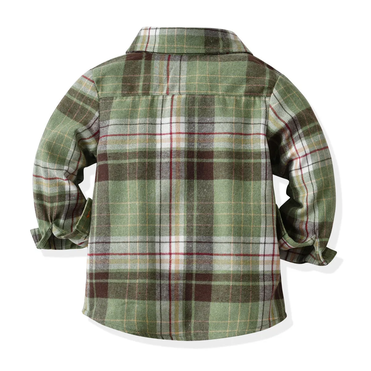 2 Pieces Set Baby Kid Boys Striped Checked Bow Shirts And Solid Color Jumpsuits Wholesale 211109282