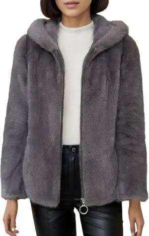 2023 Women's Winter Coats Fleece Zip Up Jacket Long Sleeve Soft Shaggy Warm Outerwear Plus Size Winter Clothes Overcoat