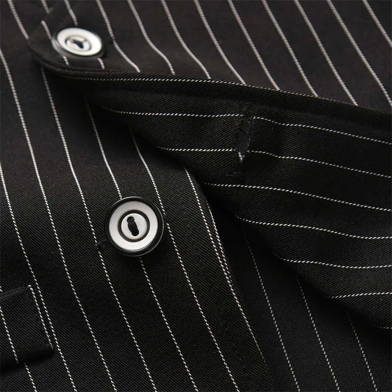 3 Pieces Set Baby Kid Boys Dressy Striped Vests Waistcoats Checked Bow Shirts And Suits Trousers Wholesale 211109406