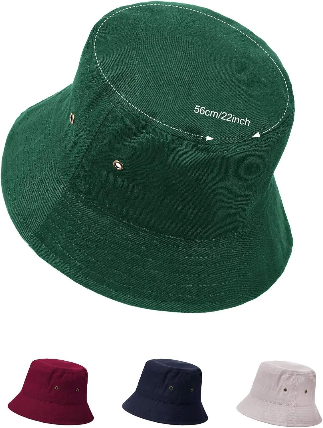 4 Pieces Bucket Hat Sun Packable Travel Beach Fishing Hat for Men Women