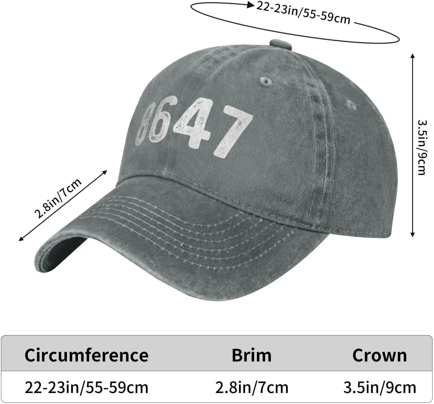 8647 Hat Women Funny Dad Hat Funny Birthday Gifts for Women