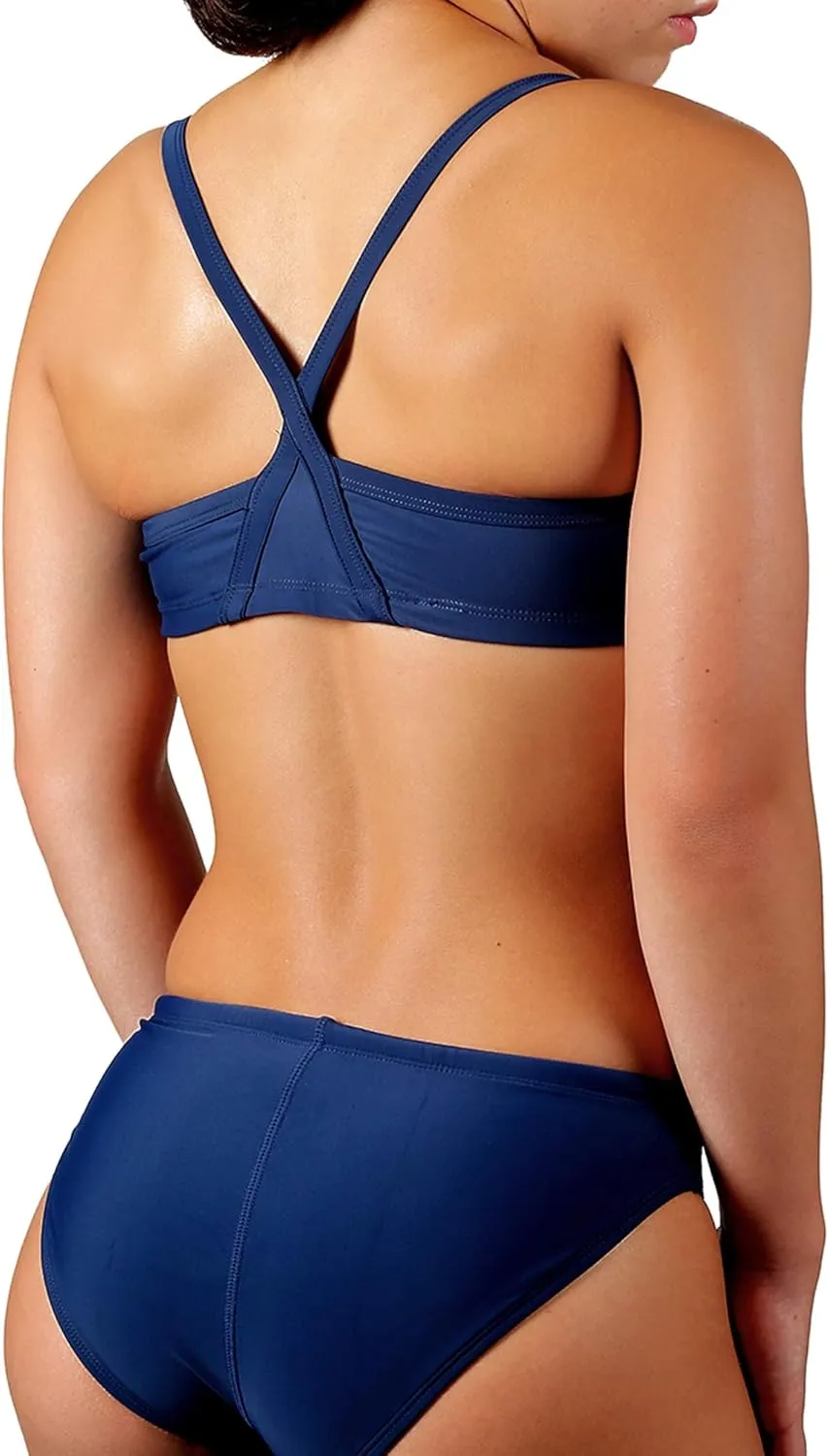 Adoretex Girl's/Women's Guard Thin Strap Sport Bra Two Piece Swimsuit