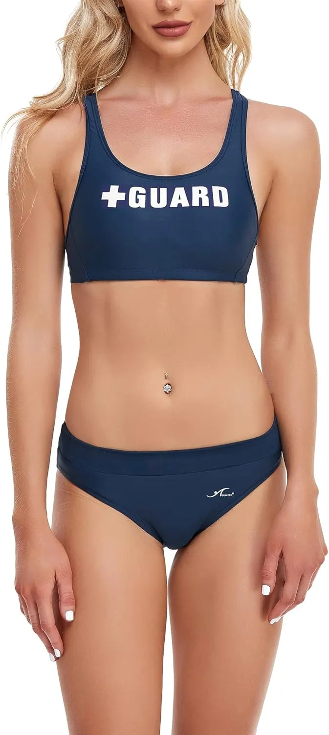 Adoretex Women's Guard Sport Bra Workout Bikini Swimsuits