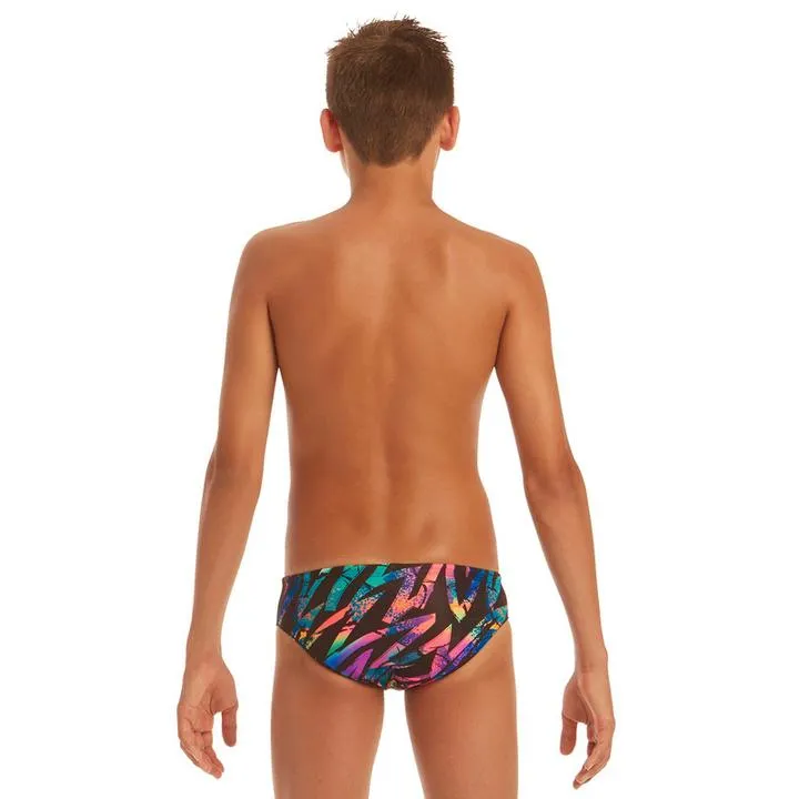AMANZI Liquid Storm Junior 7cm Swim Briefs