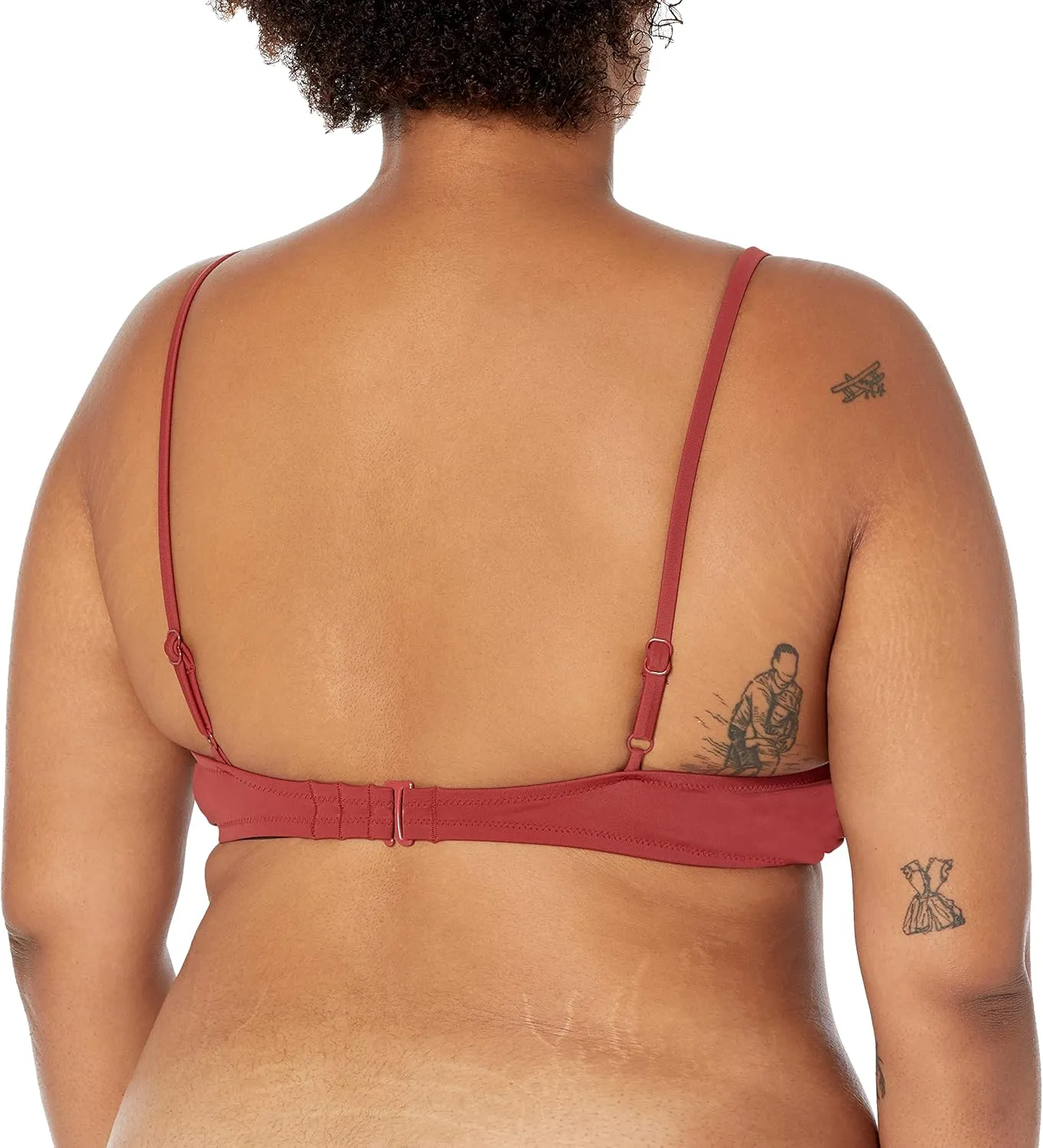 Amazon Essentials Women's Light-Support Classic Bikini Swimsuit Top