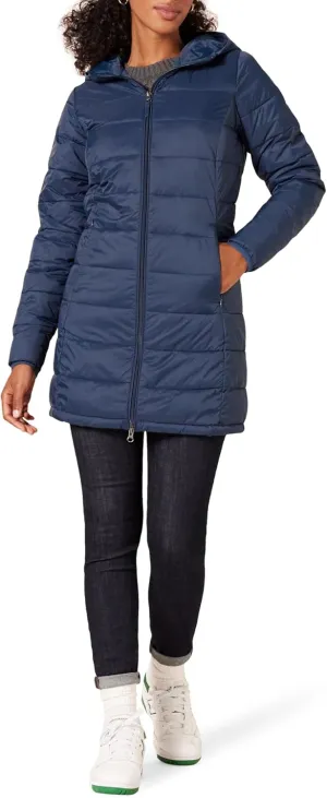 Amazon Essentials Women's Lightweight Water-Resistant Packable Hooded Puffer Coat (Available in Plus Size)