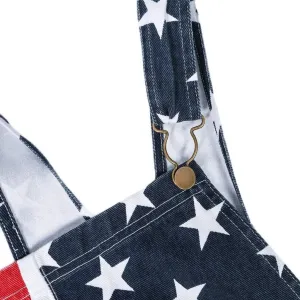 American Flag Overalls Men 4th Of July Outfits for Men Independence Day Striped Stars Jumpsuit Festival Jumpsuits Coveralls