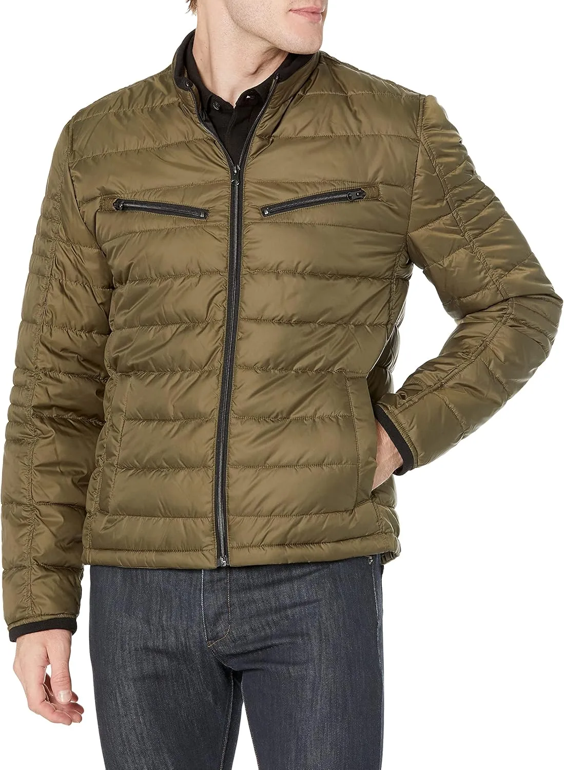 Andrew Marc Men's Packable Puffer Jacket