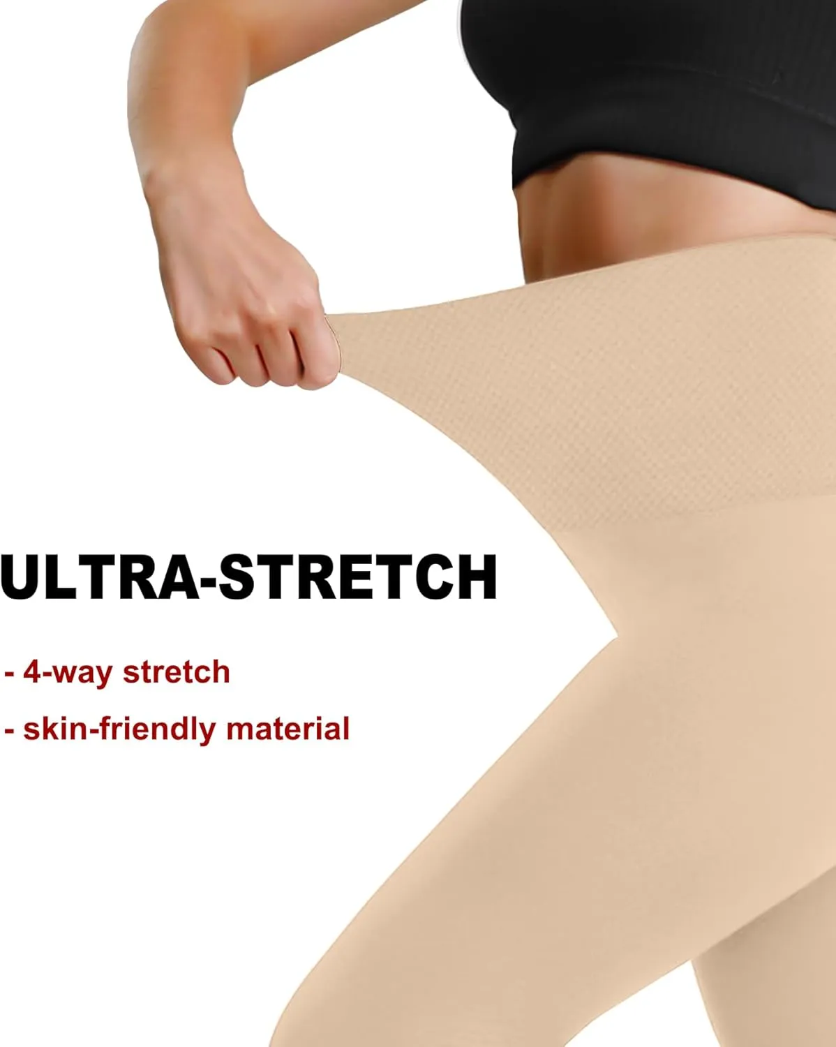 Aoliks Women's Fleece Lined Leggings Winter High Waisted Soft Stretch Thermal Warm Workout Yoga Pants