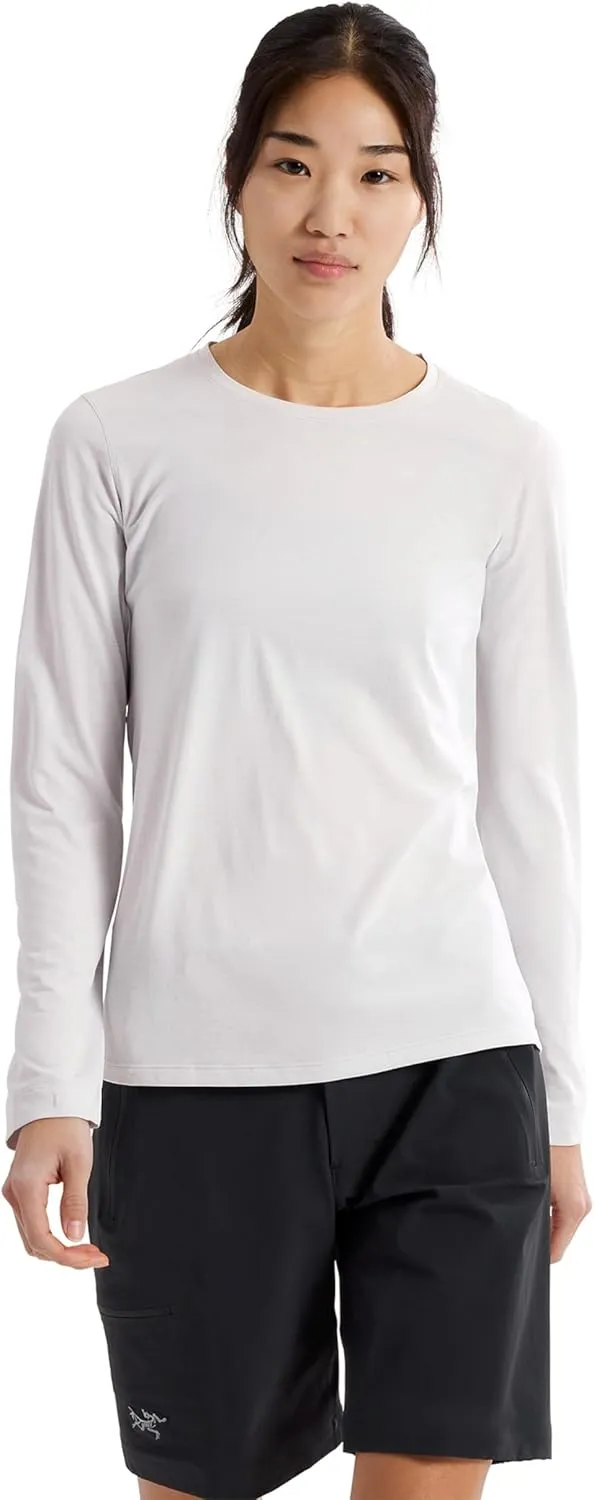 Arc'teryx Taema Crew Neck Long Sleeve Shirts for Women | Quick Dry Long Sleeve Workout Shirts - Hiking Running Fitness Tops