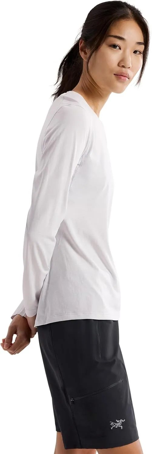 Arc'teryx Taema Crew Neck Long Sleeve Shirts for Women | Quick Dry Long Sleeve Workout Shirts - Hiking Running Fitness Tops