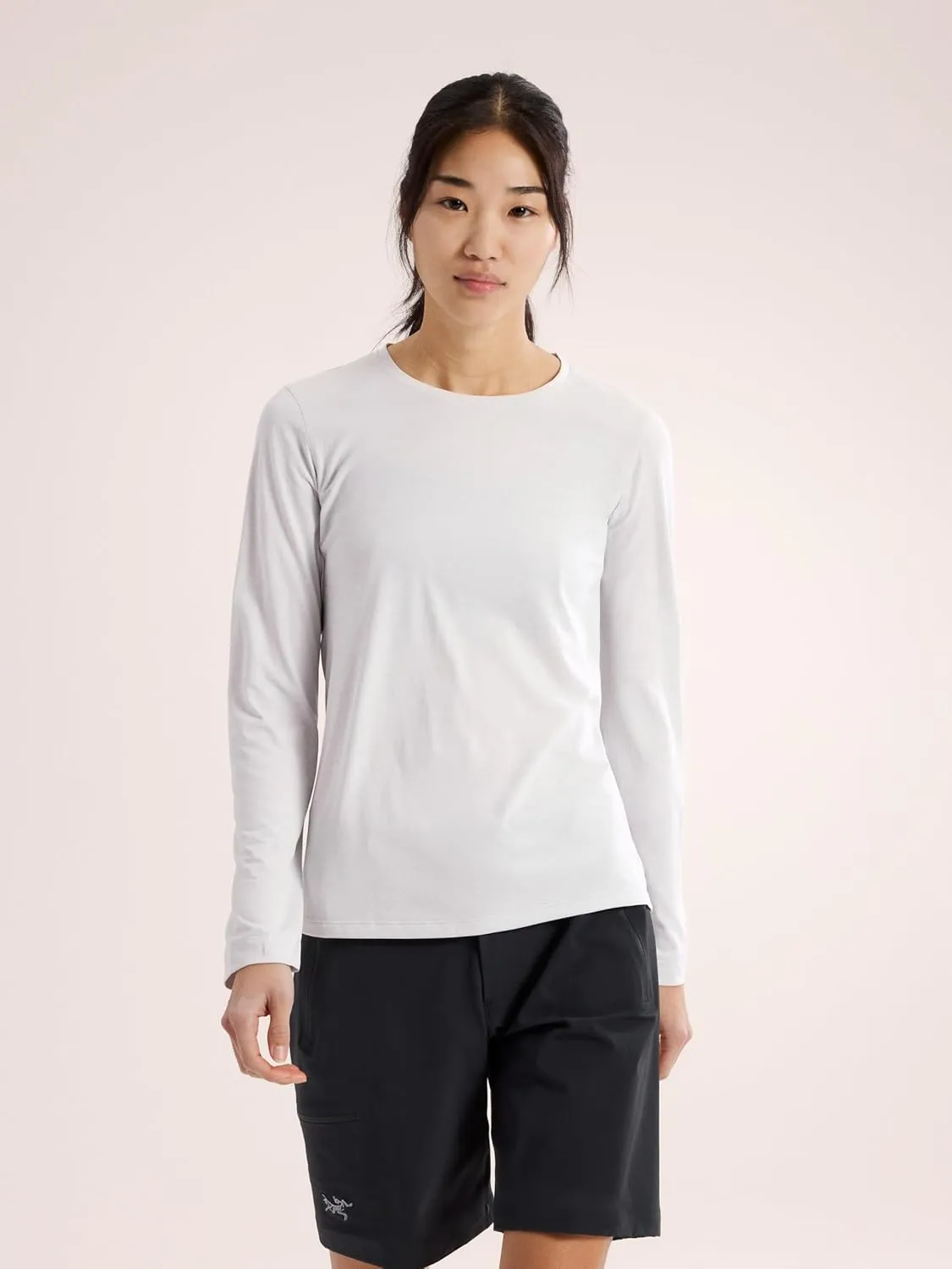 Arc'teryx Taema Crew Neck Long Sleeve Shirts for Women | Quick Dry Long Sleeve Workout Shirts - Hiking Running Fitness Tops