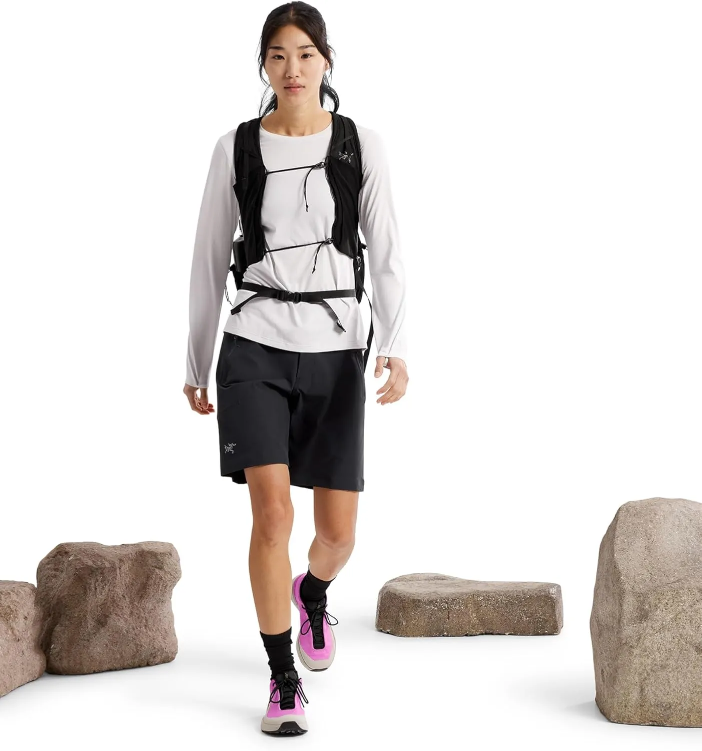 Arc'teryx Taema Crew Neck Long Sleeve Shirts for Women | Quick Dry Long Sleeve Workout Shirts - Hiking Running Fitness Tops