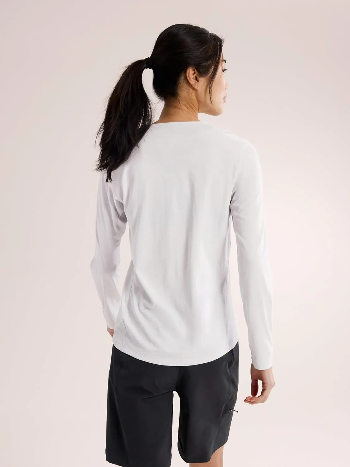 Arc'teryx Taema Crew Neck Long Sleeve Shirts for Women | Quick Dry Long Sleeve Workout Shirts - Hiking Running Fitness Tops