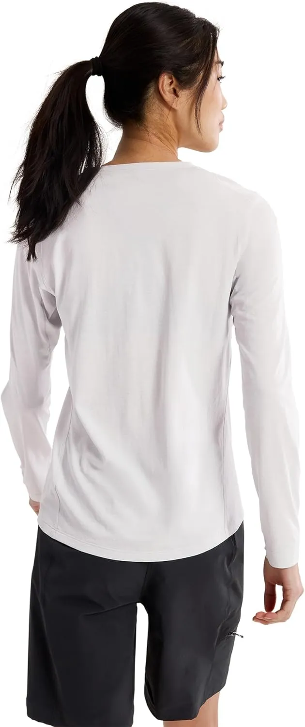 Arc'teryx Taema Crew Neck Long Sleeve Shirts for Women | Quick Dry Long Sleeve Workout Shirts - Hiking Running Fitness Tops