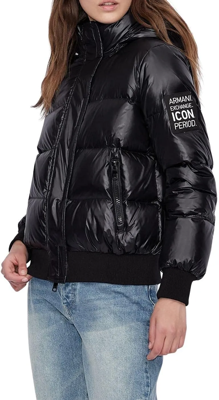 Armani Exchange Women's Icon Quilted Down Jacket