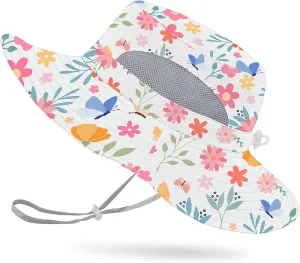 Baby Sun Hat for Toddler Mesh Bucket Hat Toddler UV Protection Beach Hat Kids Foldable Fishing Hat 3-24 Months