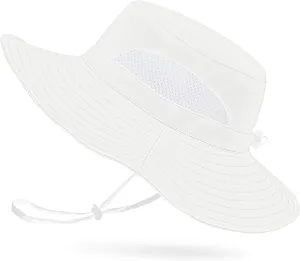 Baby Sun Hat for Toddler Mesh Bucket Hat Toddler UV Protection Beach Hat Kids Foldable Fishing Hat 3-24 Months