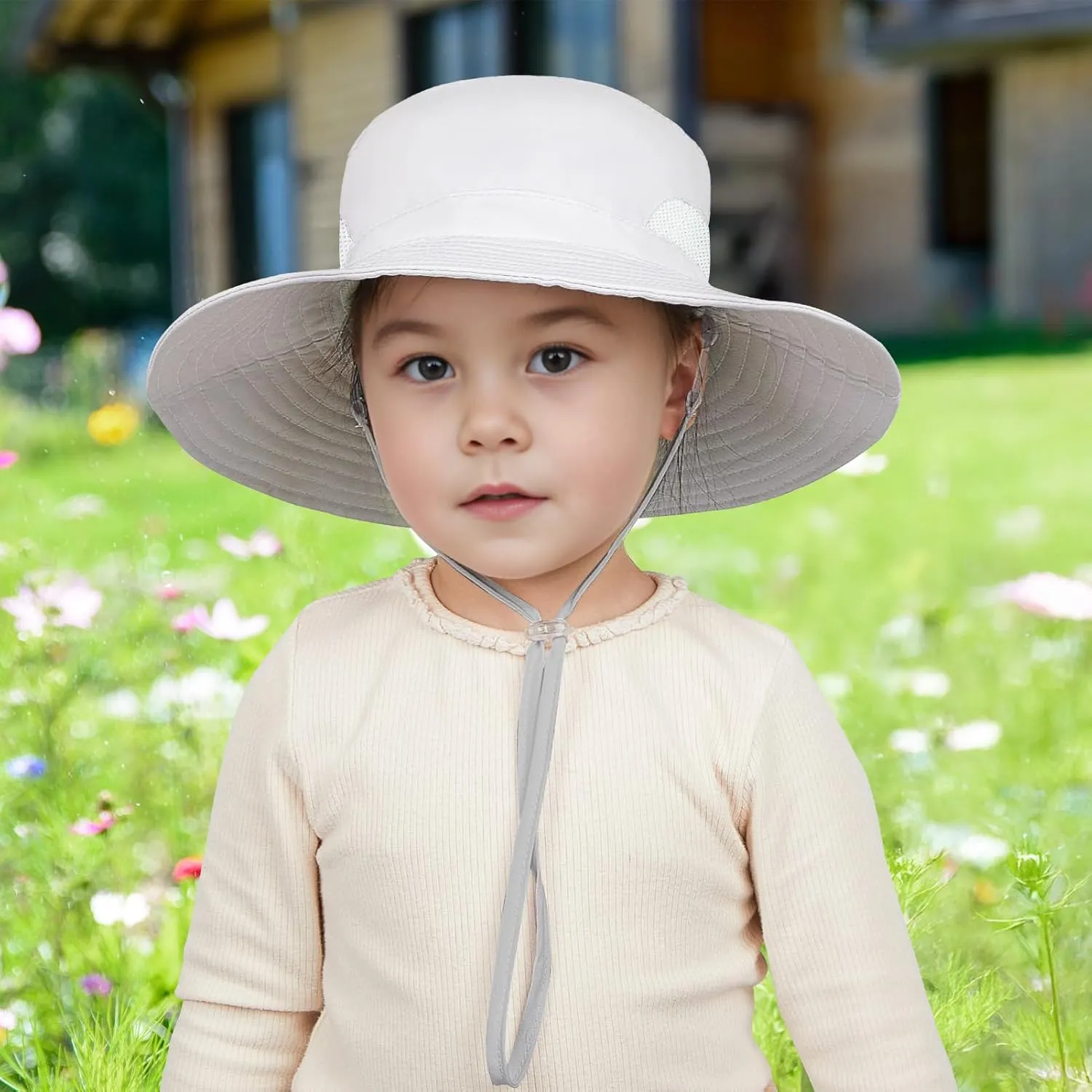 Baby Sun Hat for Toddler Mesh Bucket Hat Toddler UV Protection Beach Hat Kids Foldable Fishing Hat 3-24 Months