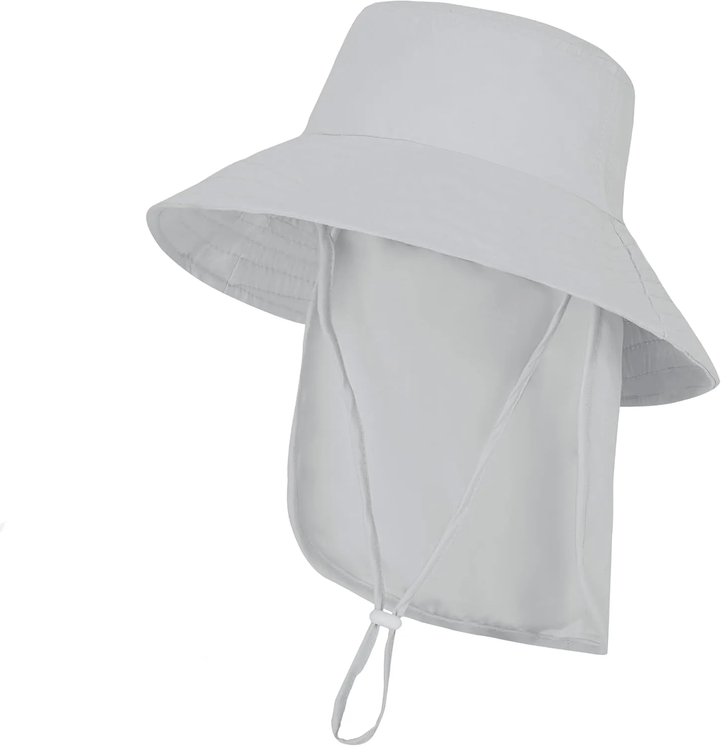Baby Sun Hat Toddler Bucket Hats with Removable Neck Flap for Boys Girls Kids with Wide Brim Summer Beach UPF 50 