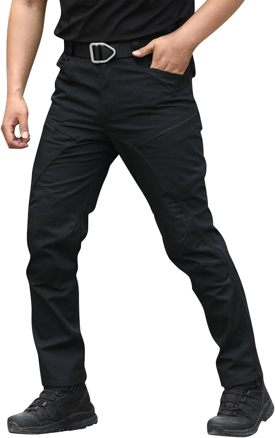 Baggy Sweatpants Men Outdoor Waterproof Hiking Cargo Pants Stretch Multi Pockets Lightweight Tactical Work Pant