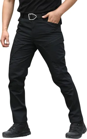 Baggy Sweatpants Men Outdoor Waterproof Hiking Cargo Pants Stretch Multi Pockets Lightweight Tactical Work Pant