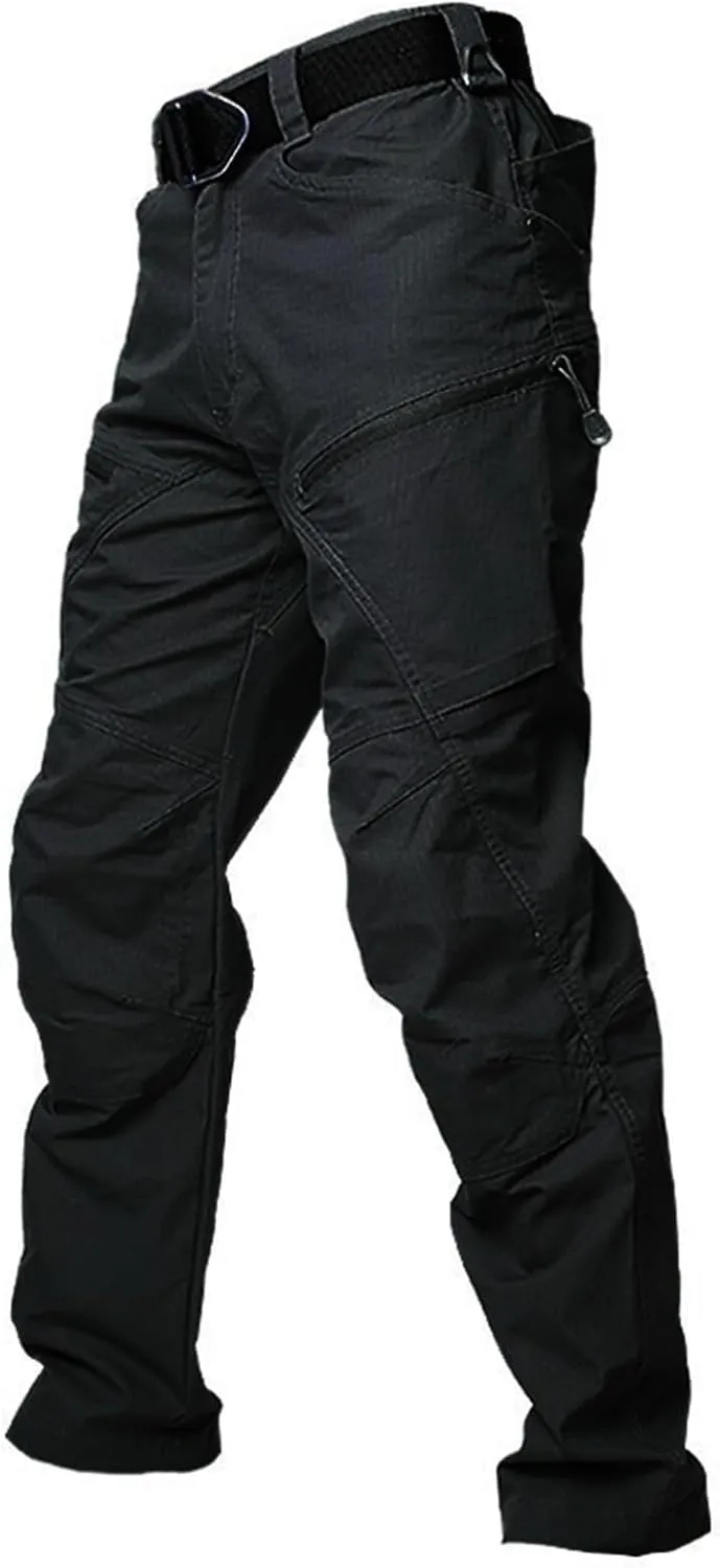 Baggy Sweatpants Men Outdoor Waterproof Hiking Cargo Pants Stretch Multi Pockets Lightweight Tactical Work Pant