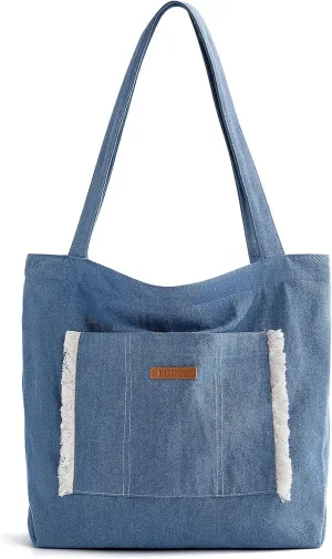 BAGSMART Women's Multi-Compartment Tote Bag with Elastic Cord for Travel Fitness Outdoor Activities