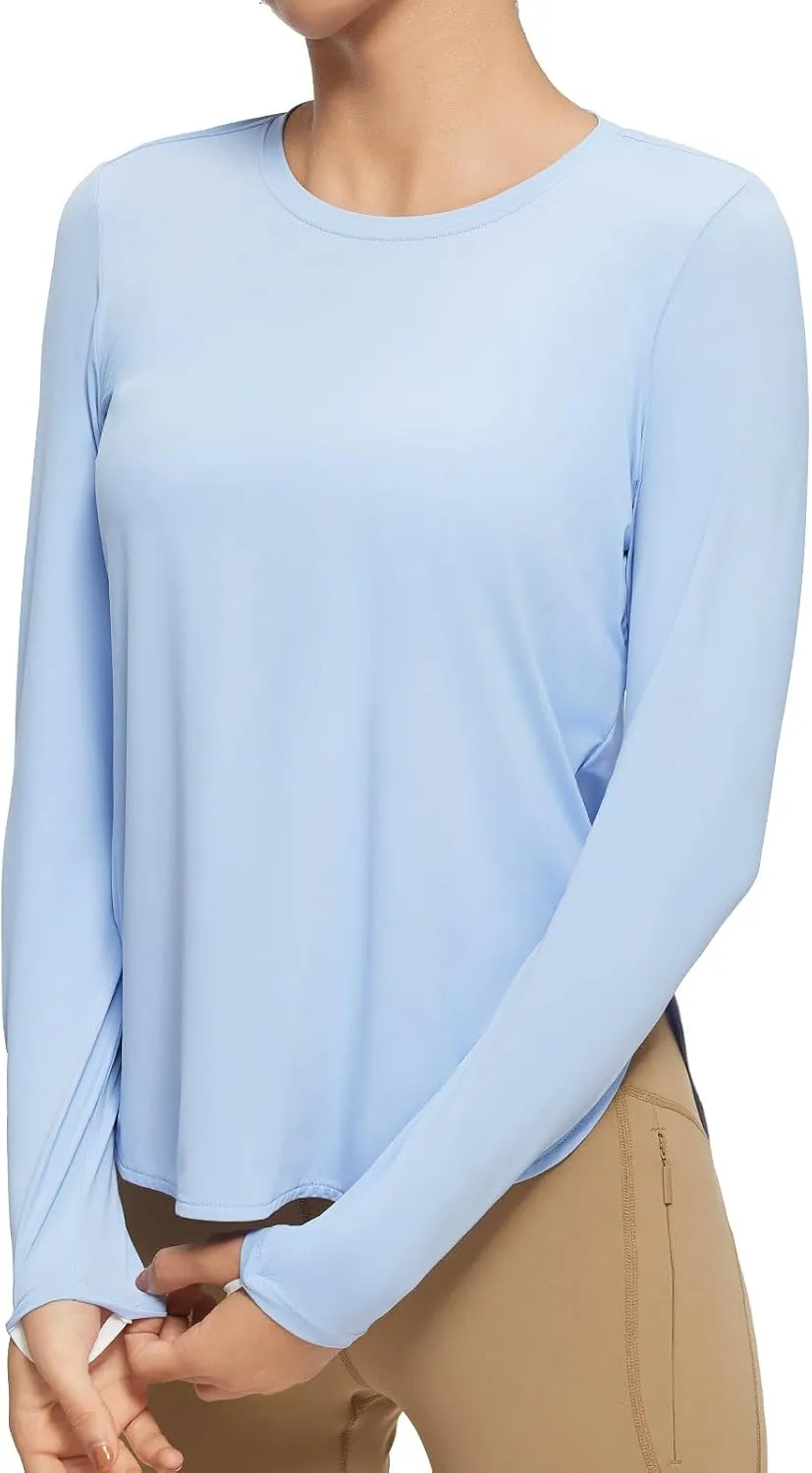 baleaf Sun-Dur Women's UPF 50  Shirts Long Sleeve Workout Lightweight Shirt Quick Dry Clothing Running Shirts Athletic Tops