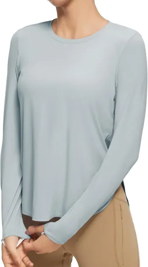 baleaf Sun-Dur Women's UPF 50  Shirts Long Sleeve Workout Lightweight Shirt Quick Dry Clothing Running Shirts Athletic Tops