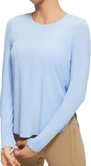 baleaf Sun-Dur Women's UPF 50  Shirts Long Sleeve Workout Lightweight Shirt Quick Dry Clothing Running Shirts Athletic Tops