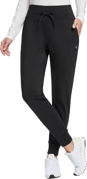 baleaf Women's Fleece Lined Pants Water-Resistant Sweatpants Winter Thermal Ski Hiking Running Joggers