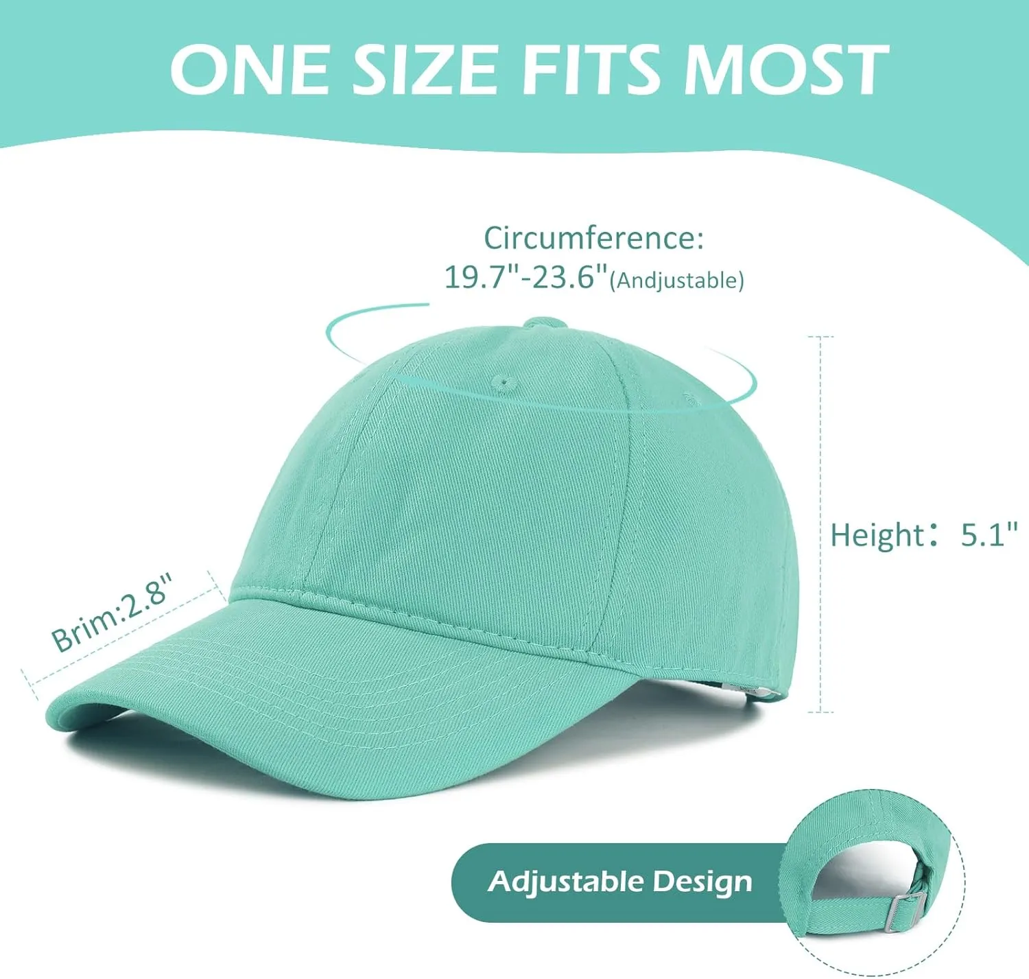 Baseball Cap for Women Men Golf Tennis Baseball Hat Youth Running hat Ponytail Cute Summer Ball Cap