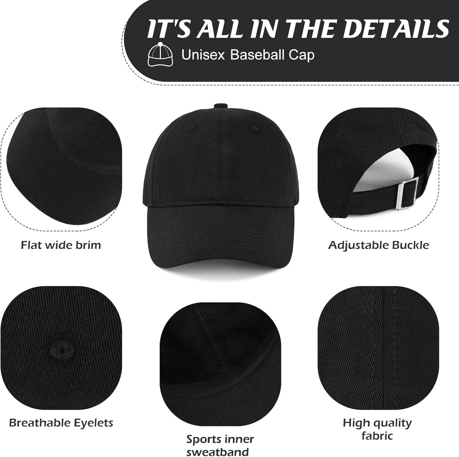 Baseball Cap for Women Men Golf Tennis Baseball Hat Youth Running hat Ponytail Cute Summer Ball Cap