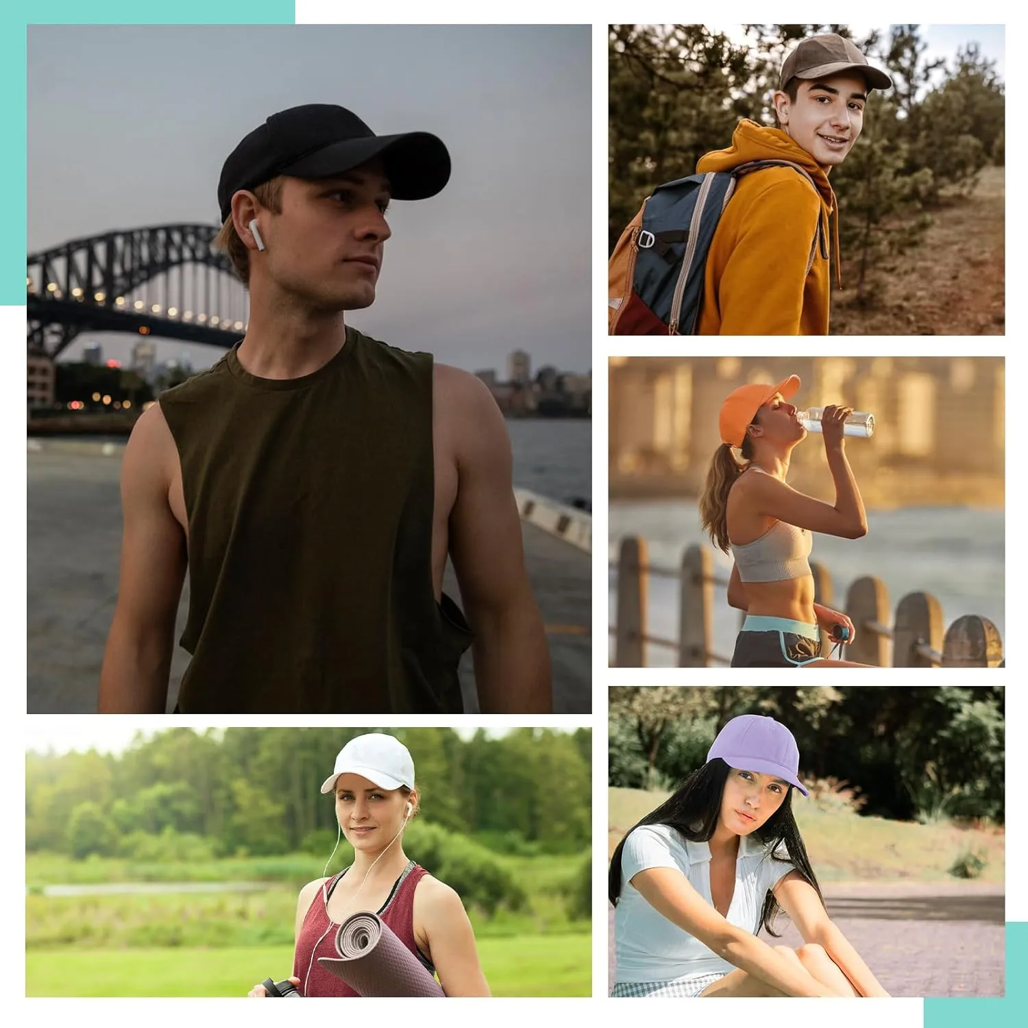 Baseball Cap for Women Men Golf Tennis Baseball Hat Youth Running hat Ponytail Cute Summer Ball Cap