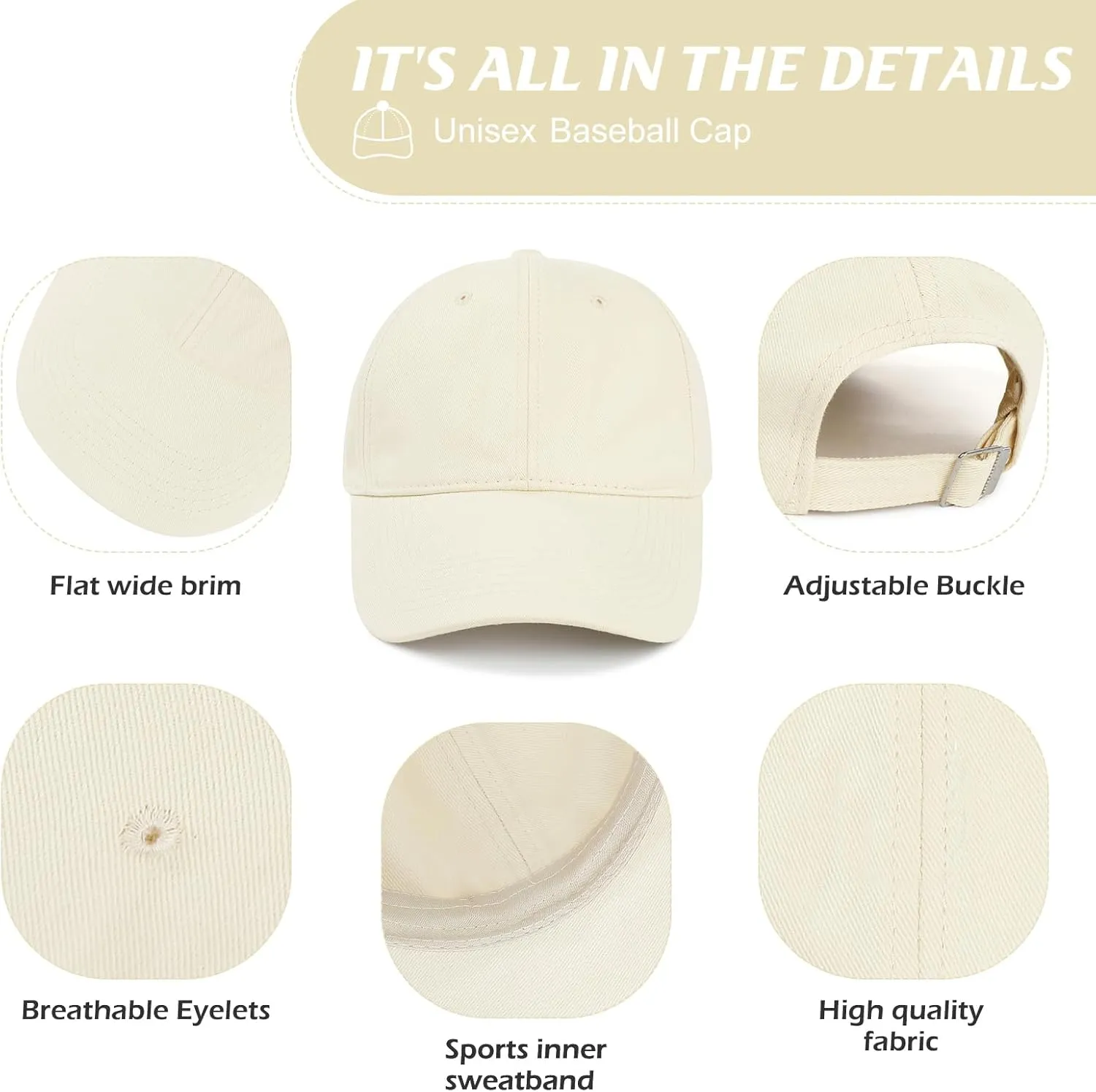 Baseball Cap for Women Men Golf Tennis Baseball Hat Youth Running hat Ponytail Cute Summer Ball Cap