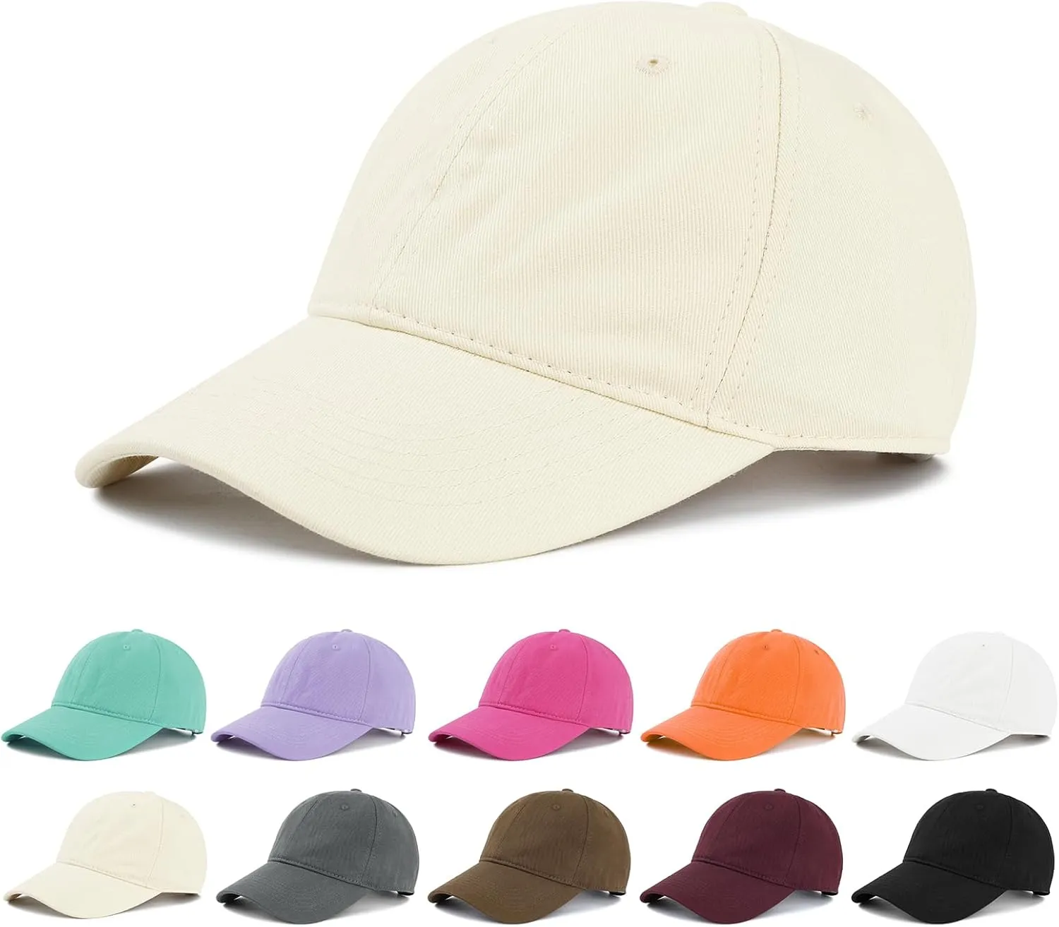 Baseball Cap for Women Men Golf Tennis Baseball Hat Youth Running hat Ponytail Cute Summer Ball Cap
