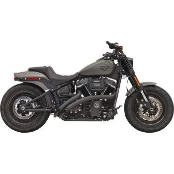 BASSANI Radial Sweeper Exhaust - Black  - Suits Softail 2018 