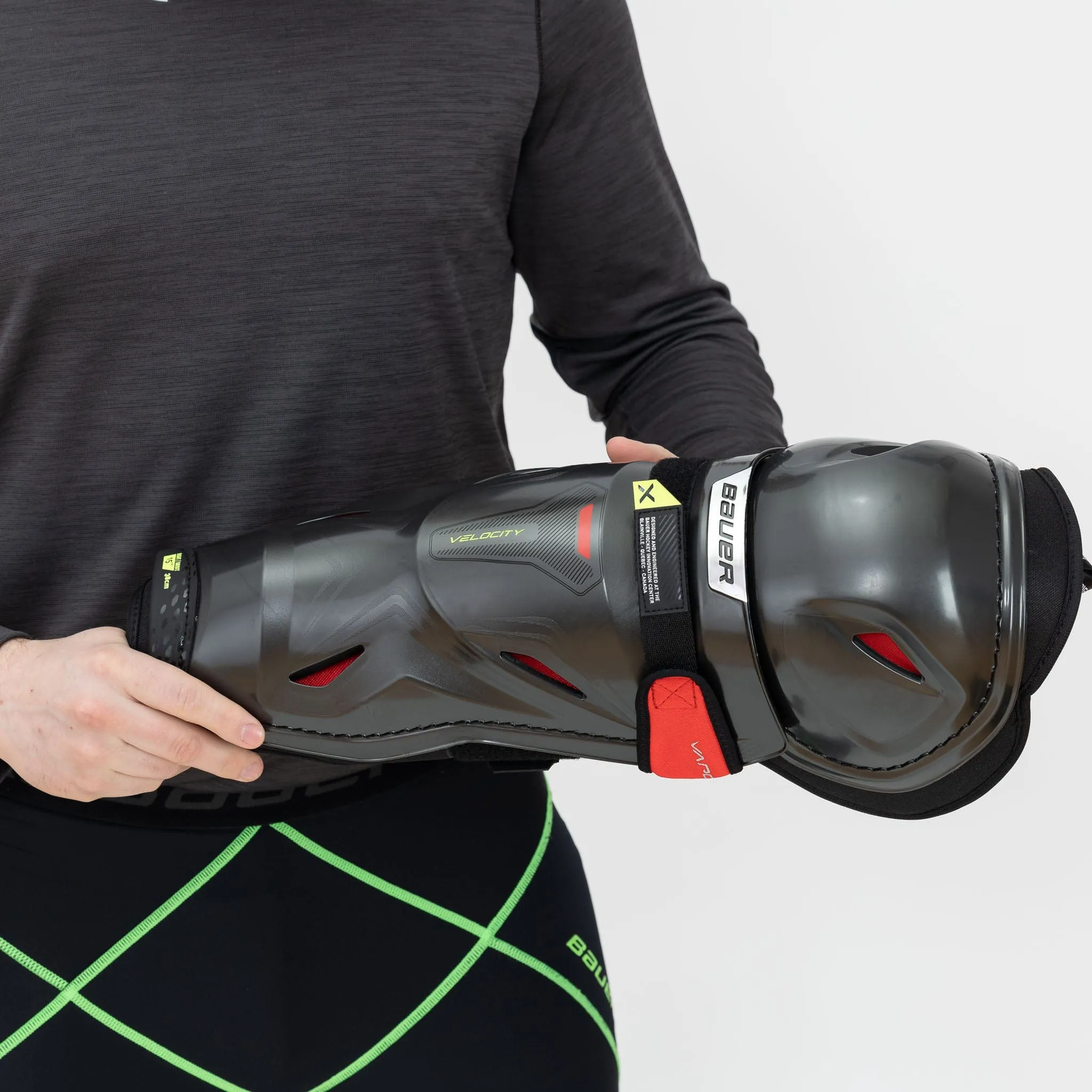 Bauer Vapor Velocity Intermediate Hockey Shin Guards