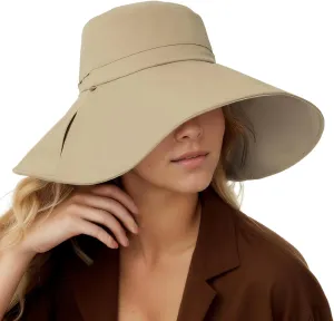 BENEUNDER Reversible Wide Brim Sun Bucket Hats UPF50  UV Protection Foldable for Women Outdoor Beach Vacation Travel