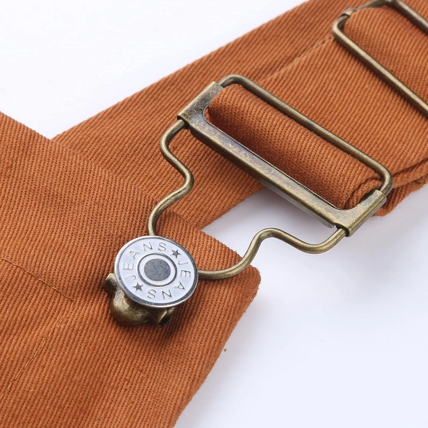 Bib Overall for Men, Men's Bib Overalls Loose Fit Jumpsuit with Pockets Cargo Work Pant Rompers