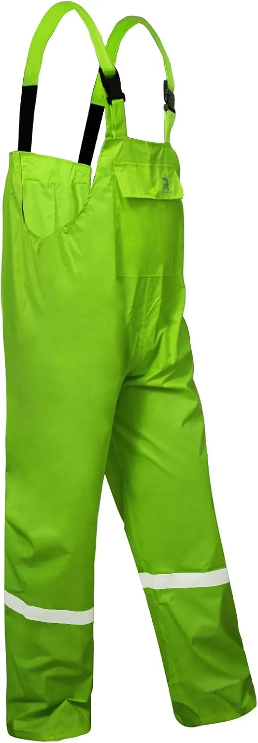 Bib Rain Pants for Men Waterproof Rain Gear for Women Workwear Bib Overalls Trousers for Fishing