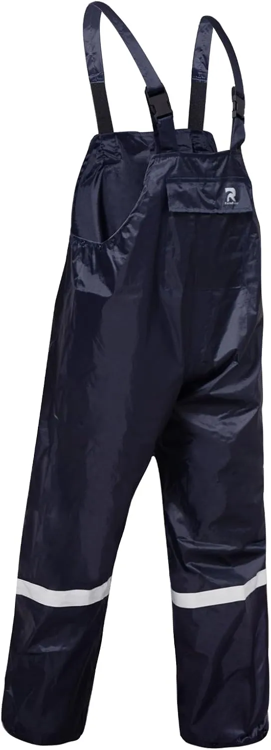 Bib Rain Pants for Men Waterproof Rain Gear for Women Workwear Bib Overalls Trousers for Fishing