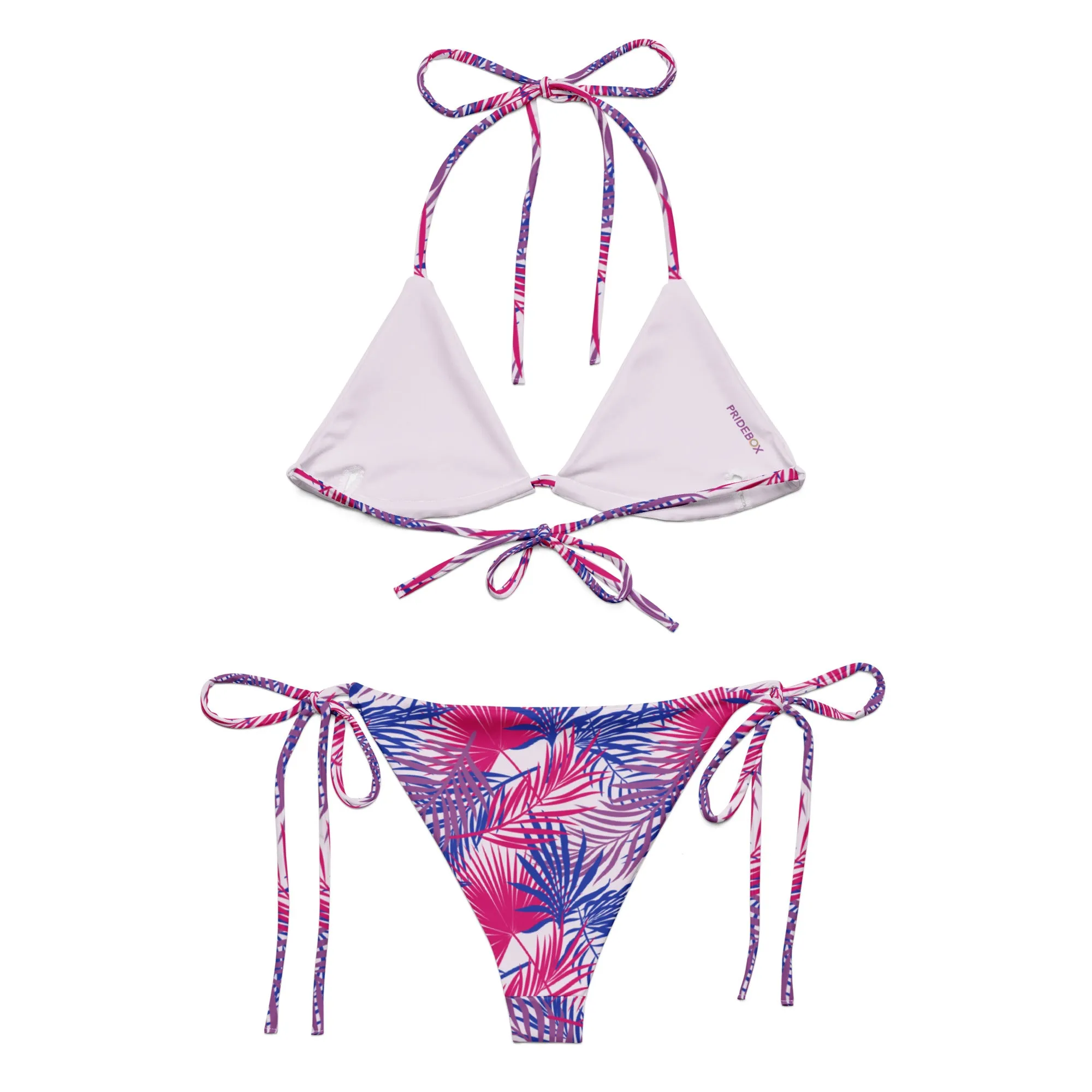 Bisexual Palm String Bikini Top