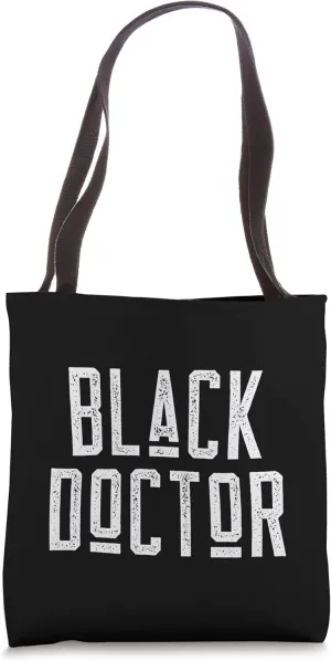 Black Doctor African American Physician Vintage Retro Tote Bag