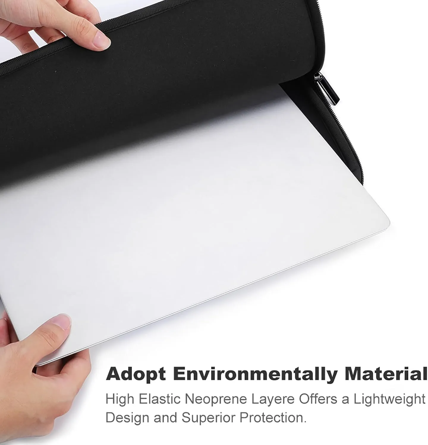Black Marble Laptop Bag Durable Laptop Sleeve Water-Resistant Notebook Bag for Computer Or Tablet